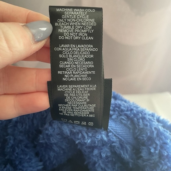 University Of Kentucky UK Sweatshirt Hoodie Kids Size 5/6 Sherpa Fleece Blue NWT - Picture 7 of 8